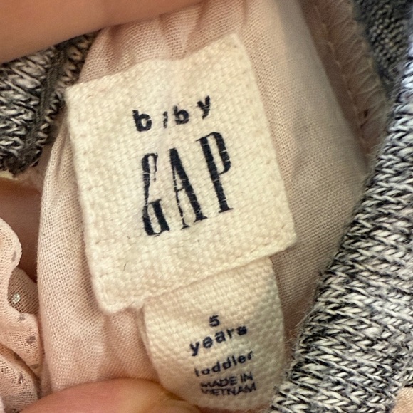 GAP Toddler Dress with Gray and Pink Accents - Picture 2 of 4